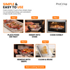 Air Fryer Basket, Stainless Steel Air Fryer Tray for Oven with Mini Silicon Mitts & Parchment Papers