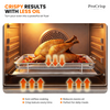 Air Fryer Basket, Stainless Steel Air Fryer Tray for Oven with Mini Silicon Mitts & Parchment Papers